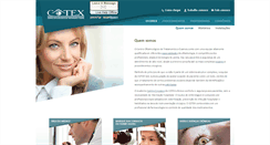 Desktop Screenshot of clinicacotex.com.br